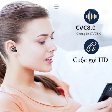 Tai nghe Bluetooth AMOI F9 PRO bản Quốc tế – Bass treble mạnh, chạm cảm ứng, chống nước IPX5, không dây, 169k 6
