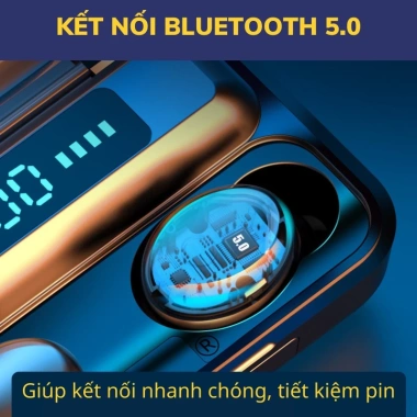Tai nghe Bluetooth AMOI F9 PRO quốc tế chạm cảm ứng, chống nước IPX5, chống ồn, không dây cao cấp - Giá chỉ 168.000₫ 5