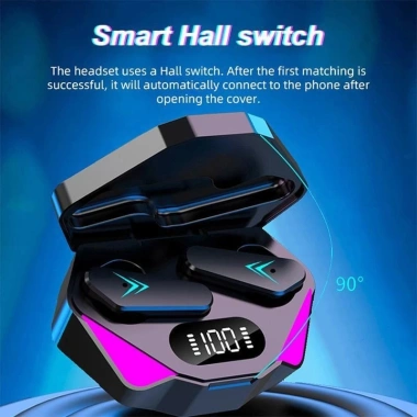 Tai Nghe Bluetooth Chân Thực X15 - Thiết Kế Đa Dạng, Âm Thanh Esports, Giảm Tiếng ồn, Giá 60.000đ 3