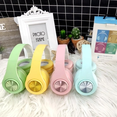 Tai Nghe Bluetooth Chụp Tai Gaming Không Dây Mic Hifi Bass Mạnh Mẽ Giá 142k