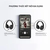 Tai Nghe Bluetooth Chụp Tai Gaming Không Dây Mic Hifi Bass Mạnh Mẽ Giá 142k 5