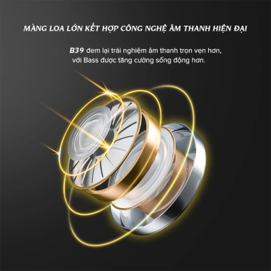 Tai Nghe Bluetooth Chụp Tai Gaming Không Dây Mic Hifi Bass Mạnh Mẽ Giá 142k
