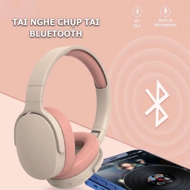 Tai Nghe Bluetooth Chụp Tai P2.961 - Mic, Âm Bass Cực Chất, Bảo Hành 12 Tháng, 51.999₫ 3