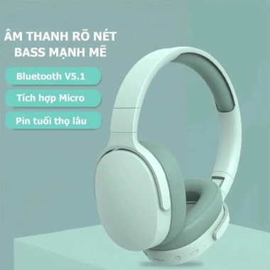 Tai Nghe Bluetooth Chụp Tai P2.961 - Mic, Âm Bass Cực Chất, Bảo Hành 12 Tháng, 51.999₫ 8