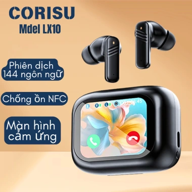 Tai nghe Bluetooth Corisu LX10 ANC 127 ngôn ngữ dịch, âm thanh siêu đỉnh - Giá chỉ 1.399.000₫