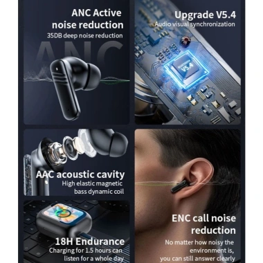 Tai nghe Bluetooth Corisu LX10 ANC 127 ngôn ngữ dịch, âm thanh siêu đỉnh - Giá chỉ 1.399.000₫