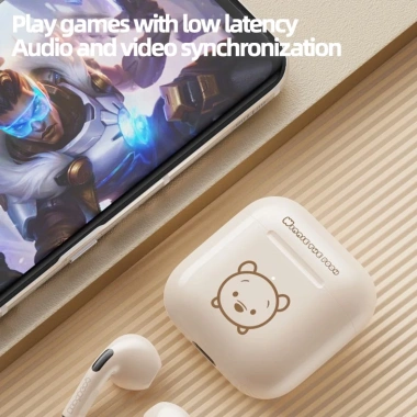 Tai nghe Bluetooth Disney F11 không dây, chống thấm, giảm tiếng ồn, mic rổ 130k 6