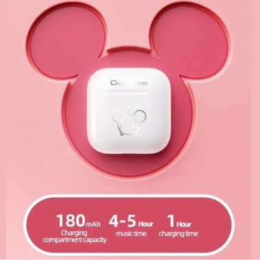 Tai nghe Bluetooth Disney F11 không dây, chống thấm, giảm tiếng ồn, mic rổ 130k 9