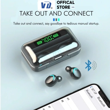 Tai Nghe Bluetooth F9 - Chống Ồn, Âm Hay, Cảm Biến Vân Tay, Chống Nước - Giá 95.000 VND VTD Store