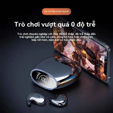 Tai nghe Bluetooth giảm tiếng ồn, mỏng, không dây, truyền xương, ngủ thoải mái 185.000₫