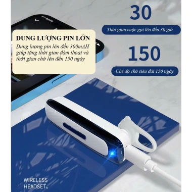 Tai Nghe Bluetooth HQ-K7/K7D Giảm Tiếng Ồn, Thời Gian Dùng 16-18h, Giá 519.000₫