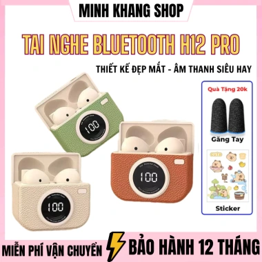 Tai nghe Bluetooth HQAi H12 - MIC, cảm ứng chạm, chống ồn, âm thanh, 18.000₫