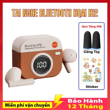 Tai nghe Bluetooth HQAi H12 - MIC, cảm ứng chạm, chống ồn, âm thanh, 18.000₫