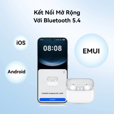 Tai Nghe Bluetooth Huawei FreeBuds SE 4 ANC - 50h Phát Nhạc, Chống Ồn Đa Chế Độ, Nhẹ Nhỏ 837.000₫ 6