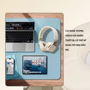 Tai Nghe Bluetooth JBLue 63A Không Dây Gập Gọn, Bass Mạnh, Đệm Mú Thoáng Khí - 179k