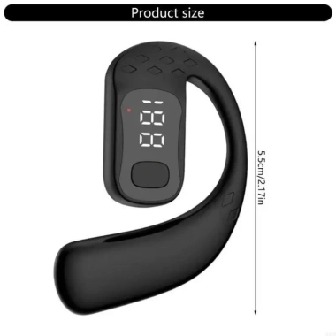 Tai nghe Bluetooth không dây 5.4, hai tai, hiển thị % pin, âm trầm vòm, phù hợp chạy bộ ngoài trời - 129k VND 9