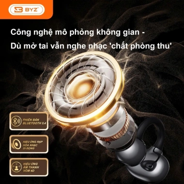 Tai nghe Bluetooth không dây BYZ S607 Pro - Kẹp tai thể thao, pin trâu, chỉ 550.000 VND 6