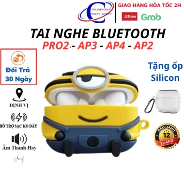Tai Nghe Bluetooth Không Dây Cao Cấp Thế Hệ Mới - Định Vị, Bảo Hành Đổi Mới, 269k