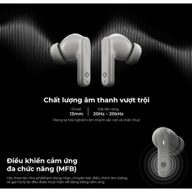 Tai nghe bluetooth không dây GẠCH Bức Tường x Velasboost - ANC, Xuyên âm, giảm giá 690k Hàng chính hãng