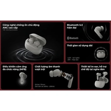 Tai nghe bluetooth không dây GẠCH Bức Tường x Velasboost - ANC, Xuyên âm, giảm giá 690k Hàng chính hãng 8 Tai nghe bluetooth không dây GẠCH Bức Tường x Velasboost - ANC, Xuyên âm, giảm giá 690k Hàng chính hãng 8