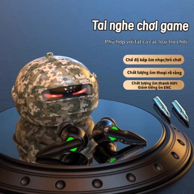 Tai nghe Bluetooth không dây H03 - Chơi game độ trễ thấp, chống ồn, giá 279.000 VND 2