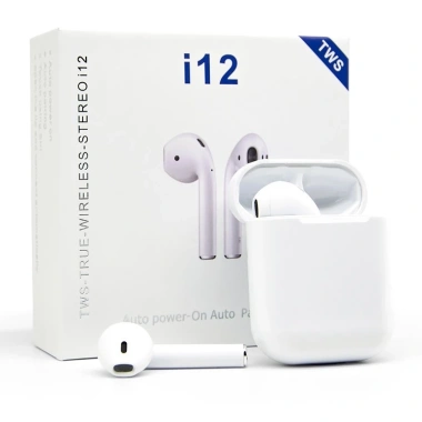 Tai nghe Bluetooth không dây J12/I12 TWS V5.3 HiFi, mic, bảo hành 6 tháng 55.000₫ 4