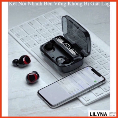 Tai Nghe Bluetooth Không Dây M10 Pro – Pin 3.000mAh, Nút Cảm Ứng, Màn Hình LED Gaming, Chống Nước – Giá chỉ 95.000đ