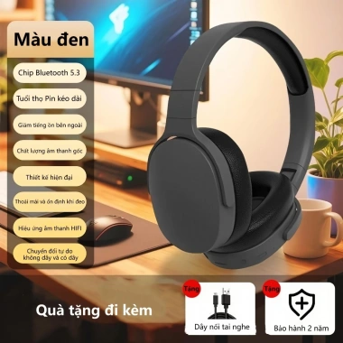 Tai Nghe Bluetooth Không Dây, Mic Tích Hợp, Âm Sâu, 5 Màu - Giá Chỉ 126.000₫ 6