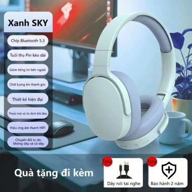 Tai Nghe Bluetooth Không Dây, Mic Tích Hợp, Âm Sâu, 5 Màu - Giá Chỉ 126.000₫ 10