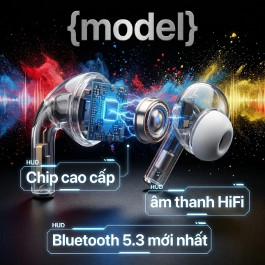 Tai nghe Bluetooth không dây Pro4 - Thiết kế tinh tế, âm thanh chất lượng, giá chỉ 19.000₫