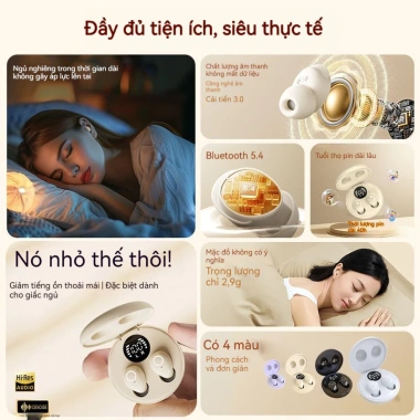 Tai nghe Bluetooth không dây Tiny Hidden - Nhỏ vô hình, âm thanh rõ, 169.000 VND