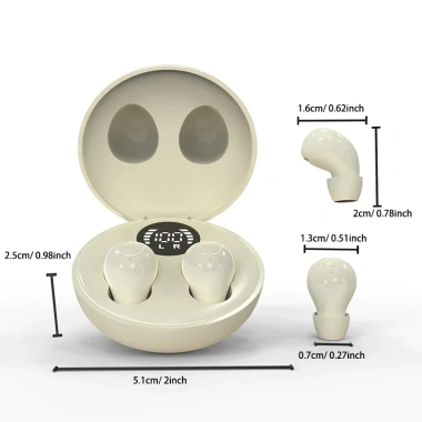 Tai nghe Bluetooth không dây Tiny Hidden - Nhỏ vô hình, âm thanh rõ, 169.000 VND