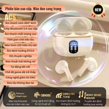 Tai nghe Bluetooth không dây X87 cao cấp - Âm thanh sống động, pin lâu, giá 79.000đ