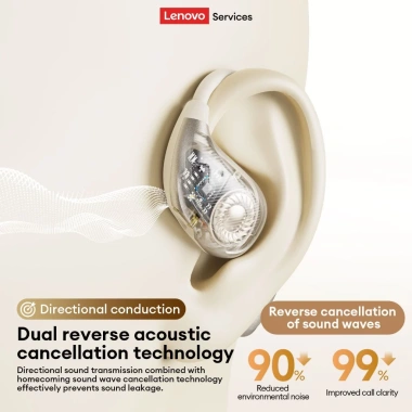 Tai nghe Bluetooth Lenovo AC102 HIFI, khử tiếng ồn, độ phân giải cao, 6.0 - Giá 260.100₫