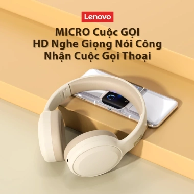 Tai nghe Bluetooth Lenovo TH30 không dây - Độ trễ thấp, giảm tiếng ồn, mic BT5.4, giá 259.000₫ 4