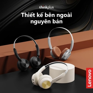 Tai nghe Bluetooth Lenovo TH66 HIFI giảm tiếng ồn BT5.4, micrô, giá 406.505 VND