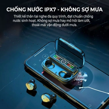 Tai nghe Bluetooth M27 SoundTech âm thanh vòm 360, pin 3h liên tục, giá 51.000đ 3