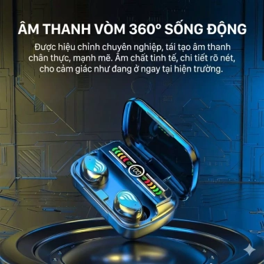 Tai nghe Bluetooth M27 SoundTech âm thanh vòm 360, pin 3h liên tục, giá 51.000đ 6