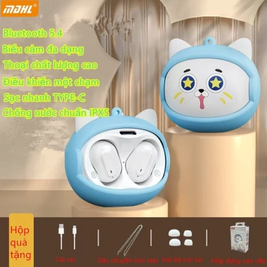 Tai nghe Bluetooth MDHL đổi màu chính hãng Bluetooth 5.4, sạc 1h, bảo hành 12 tháng - Giá chỉ 253.330₫