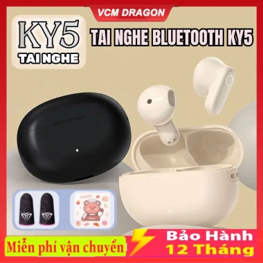 Tai nghe Bluetooth mini KY5 X15 M10 - Cảm ứng, giảm tiếng ồn ENC, giá 57.000đ