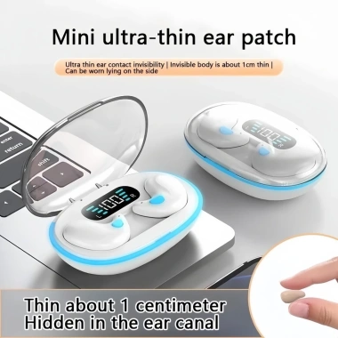 Tai nghe Bluetooth ngủ không dây X55 - LED, mic tích hợp, gọi điện, nút điều khiển, giá 61.999 VND