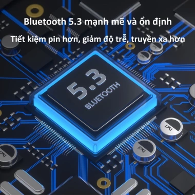 Tai nghe Bluetooth Poermax BT116 quàng cổ không dây, micro chống ồn, âm thanh chân thực, pin 30h, giảm giá 269k