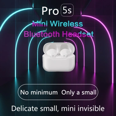 Tai nghe Bluetooth Pro5s Gọi, cảm ứng vân tay, tai kép, hỗ trợ thiết bị, 69.999₫