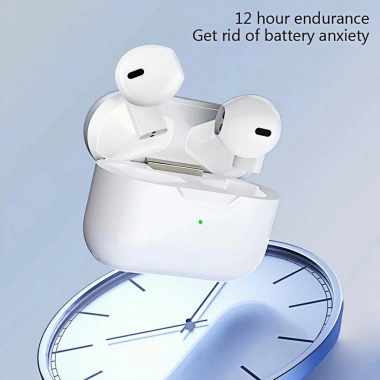 Tai nghe Bluetooth Pro5s không dây, âm thanh trung thực, độ phân giải cao, cảm ứng, tương thích Xiaomi Android - 69.999đ