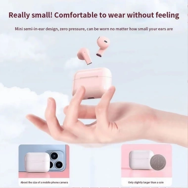 Tai nghe Bluetooth Pro5s không dây, micrô tích hợp, cảm ứng vân tay, giá 69.999₫