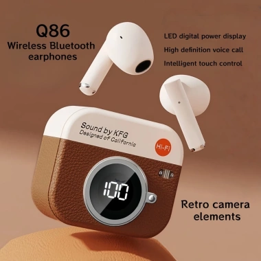 Tai nghe Bluetooth Q86 HIFI, gọi rõ, cảm ứng vân tay, Android và Xiaomi, giảm còn 79.999₫