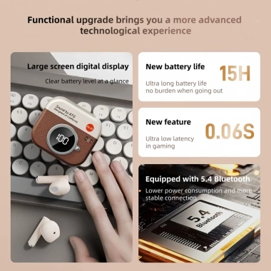 Tai nghe Bluetooth Q86 HIFI, gọi rõ, cảm ứng vân tay, Android và Xiaomi, giảm còn 79.999₫