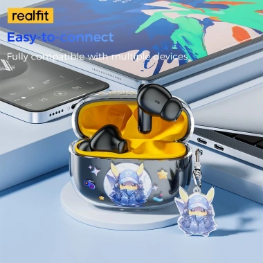 Tai nghe Bluetooth Realfit F3 ANC -38dB TWS, Mic, Âm thanh chất lượng, 235.000₫