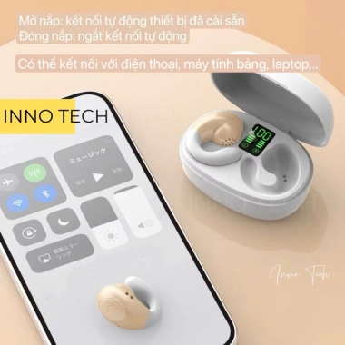 Tai nghe Bluetooth S29 truyền âm thanh qua xương tai, 5h liên tục, không rơi khi vận động, chống thấm nước 6