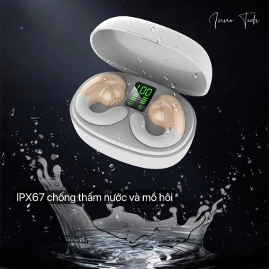 Tai nghe Bluetooth S29 truyền âm thanh qua xương tai, 5h liên tục, không rơi khi vận động, chống thấm nước 7